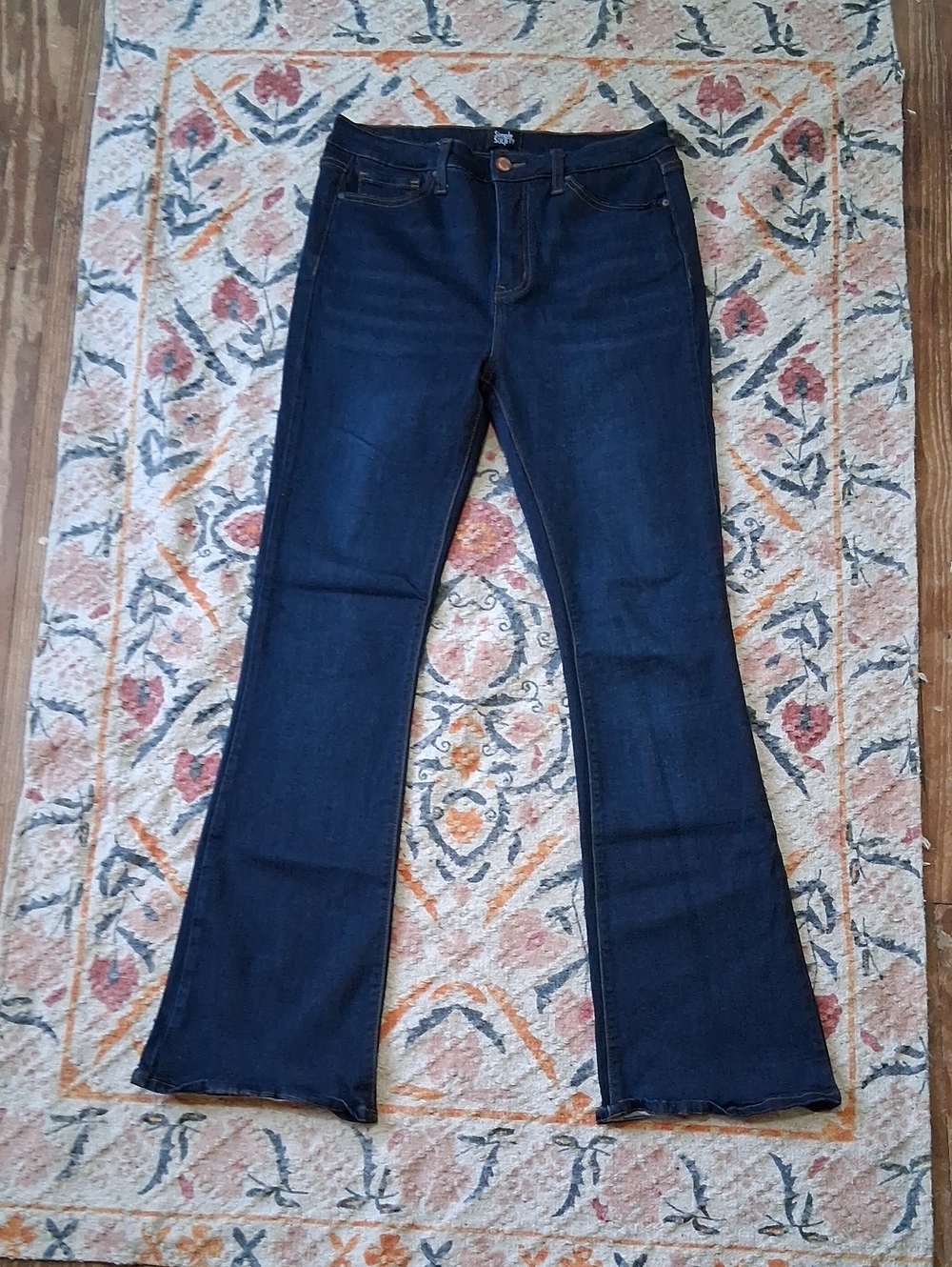 Dark Blue Flare Cut Jeans